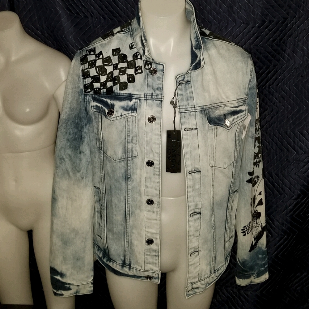 Designer denim jacket